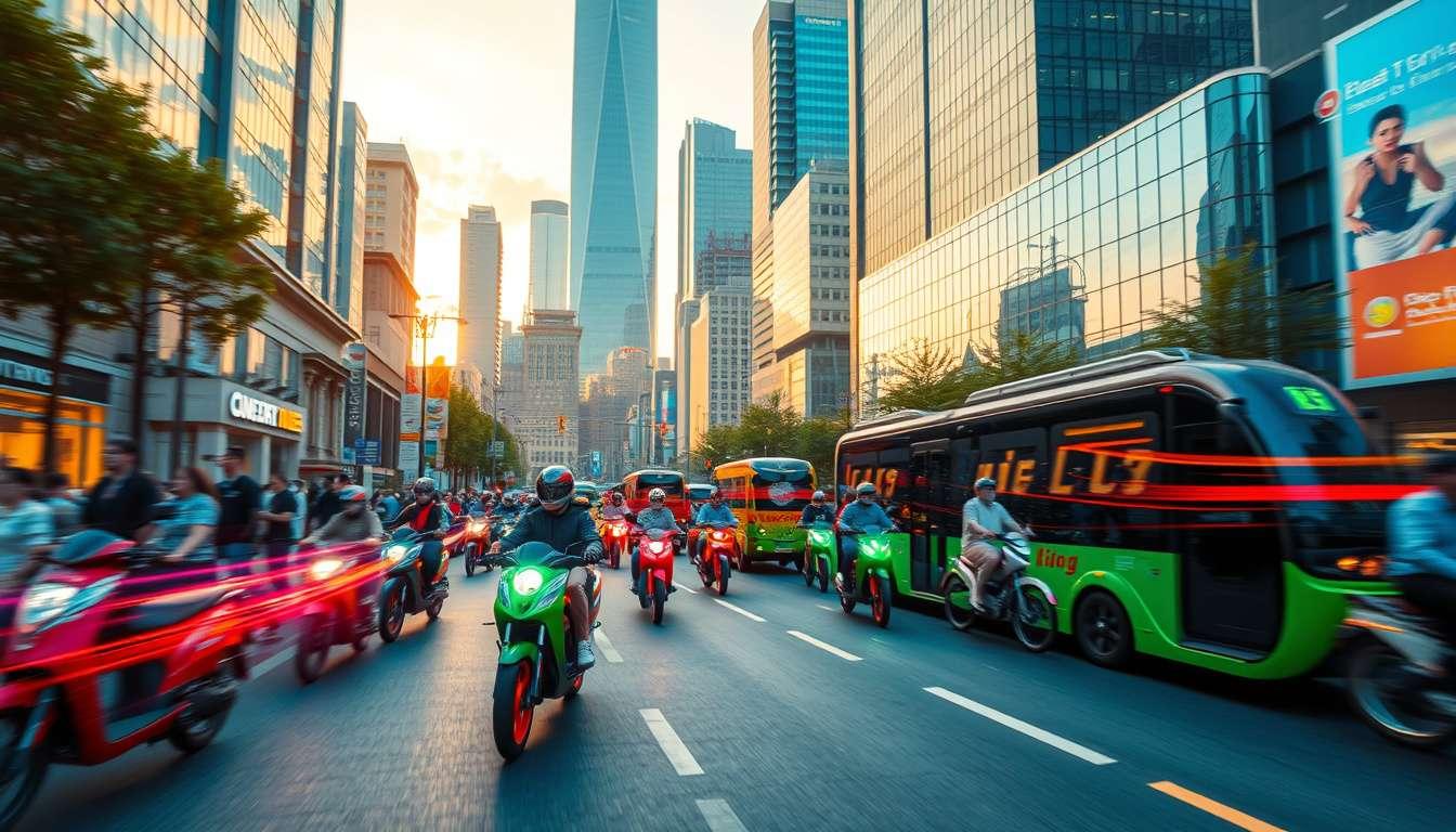Como o transporte compartilhado está mudando o trânsito nas grandes cidades